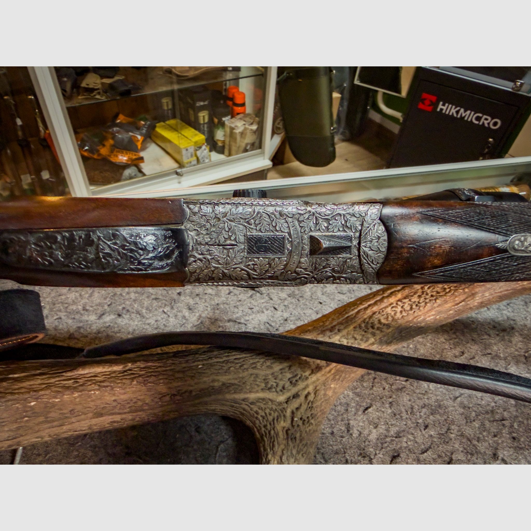 BBF 7X65R / 12/70 with 5.6×52 R insert barrel – from the possession of Gerhard Stauch (GDR) with interchangeable barrel