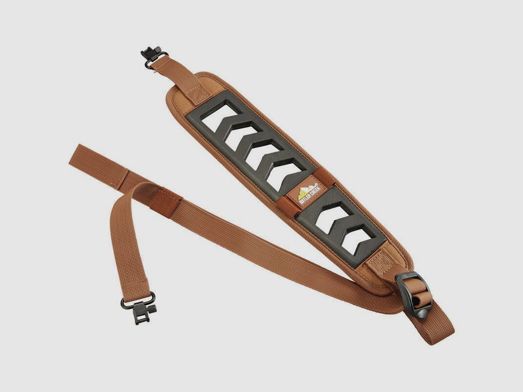 Butler Creek Featherlight geweerriem met montageringen – bruin, afbeelding 1 van 10