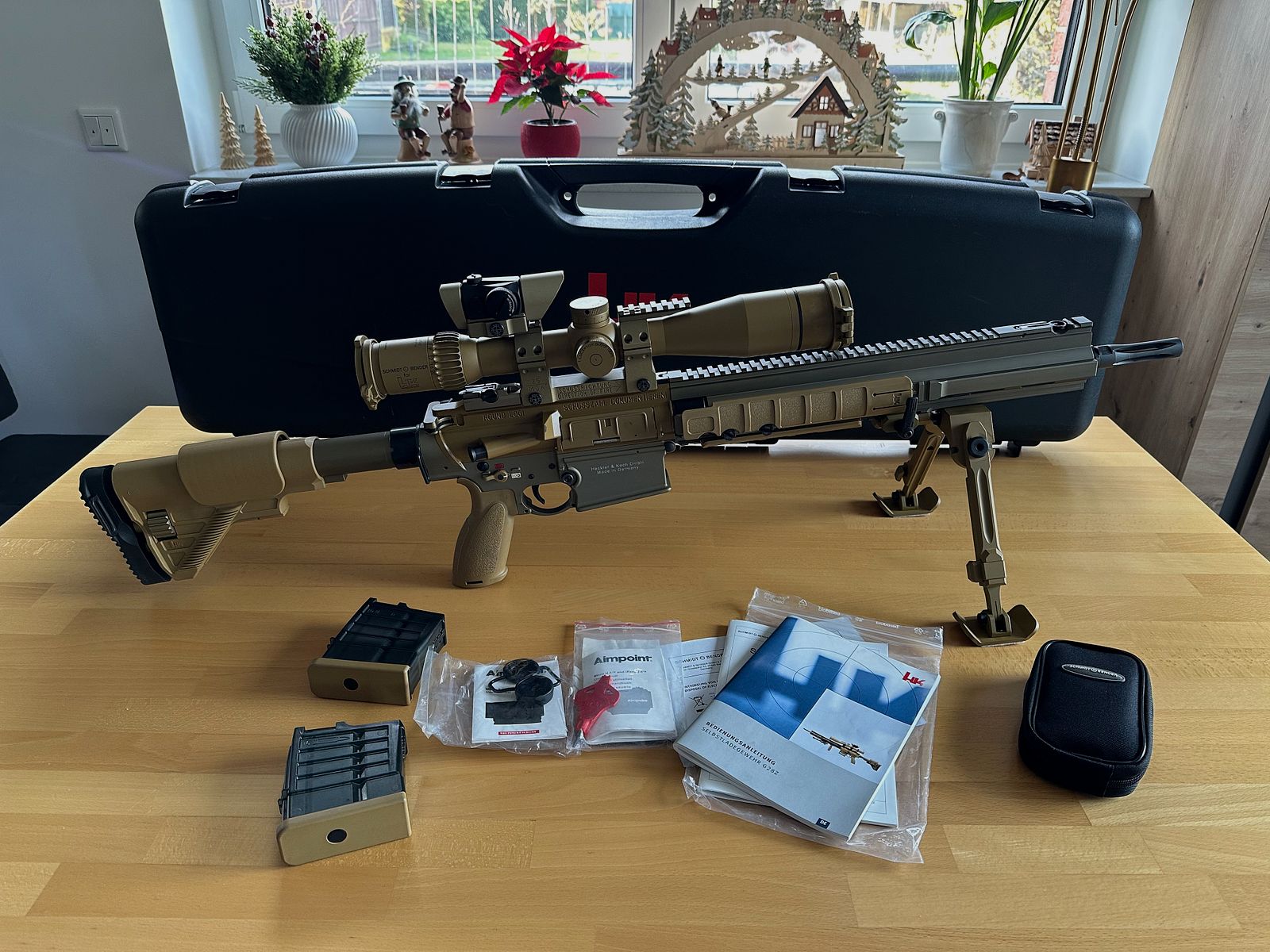 Heckler & Koch G28 Z avec équipement complet carabine semi-automatique 308 Win.