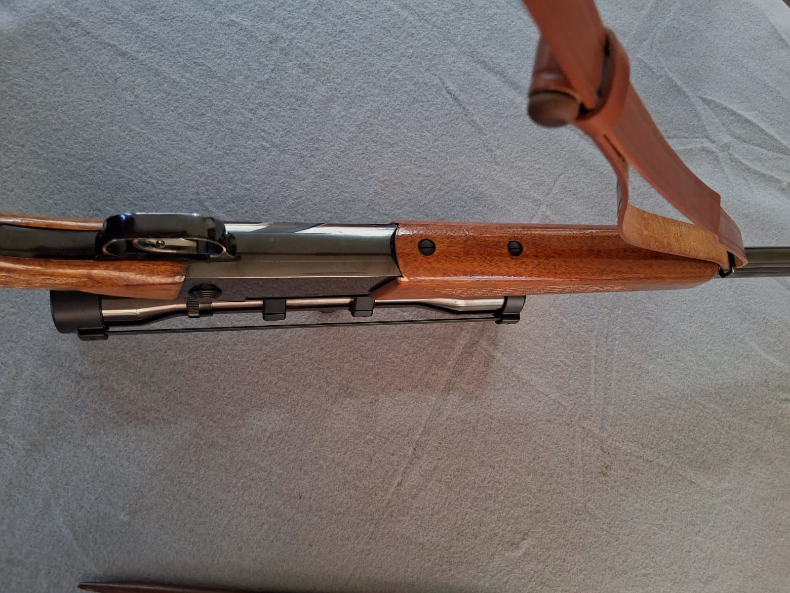 Langwaffe Tikka Bockbüchsflinte 12/70 und 222 Rem. mit Zielfernrohr Sornet 4x