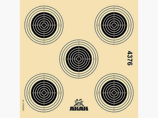 AKAH Bersaglio per carabina ad aria 14x14 cm