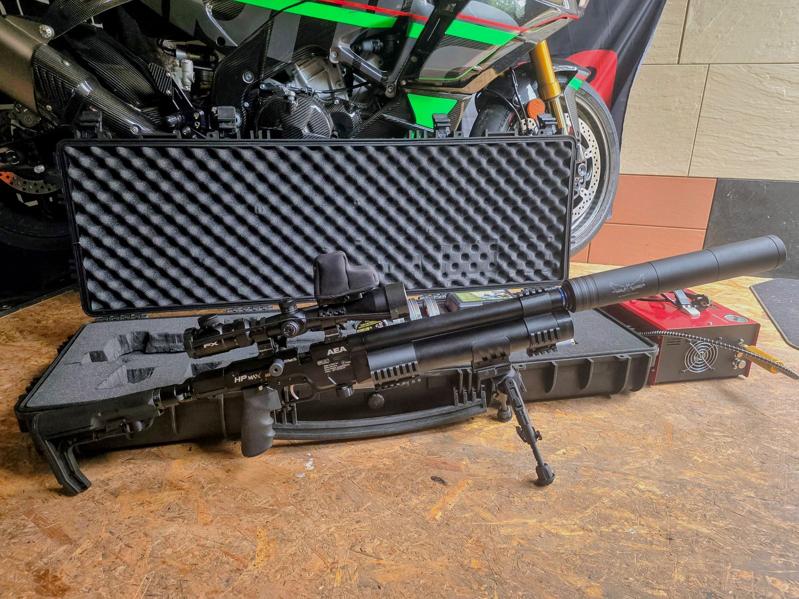 AEA HP Max MK 2 GoGun Komplettset inkl. Kompressor und hochwertigsten Zubehör 
