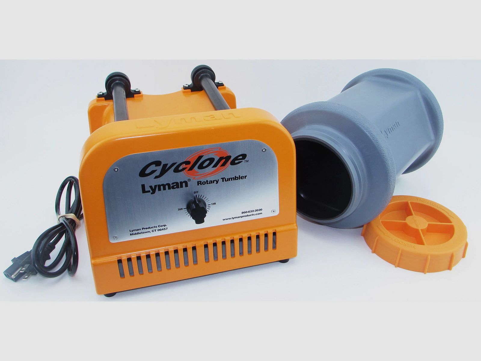 Lyman Cyclone Rotary Tumbler Set inkl. 2kg Stahlstifte 230V