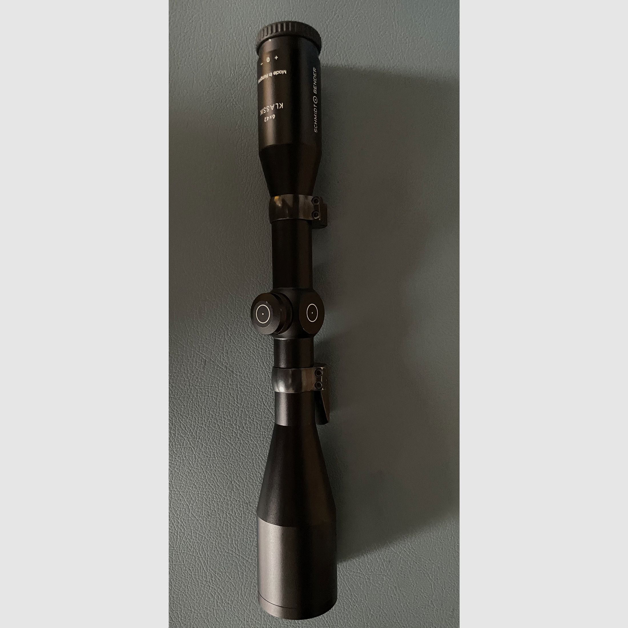 Schmidt & Bender Classic 6x42 Reticle 4 EAW Swing Mount