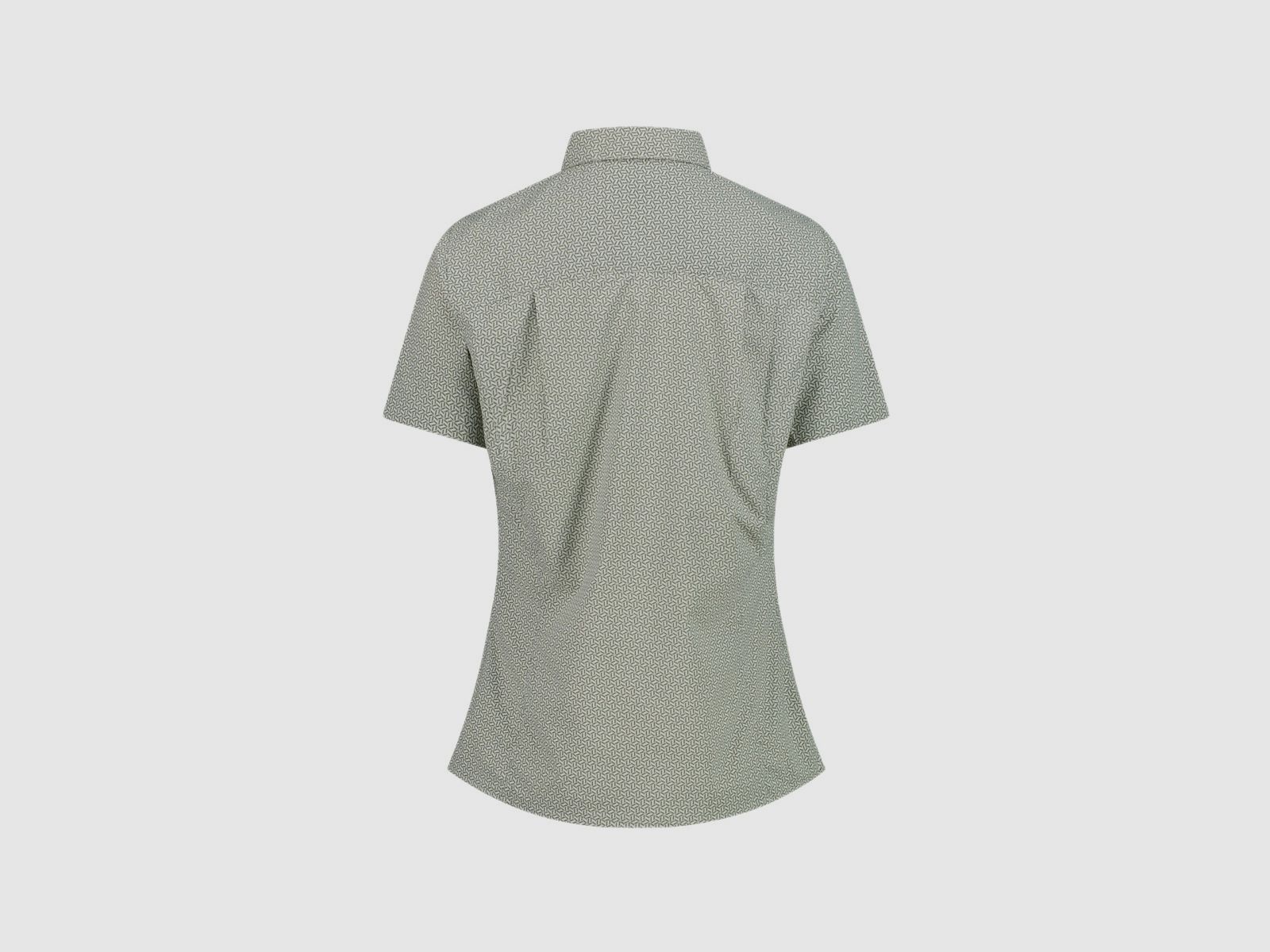 CMP Women's Short Sleeve Shirt with Floral Pattern Green