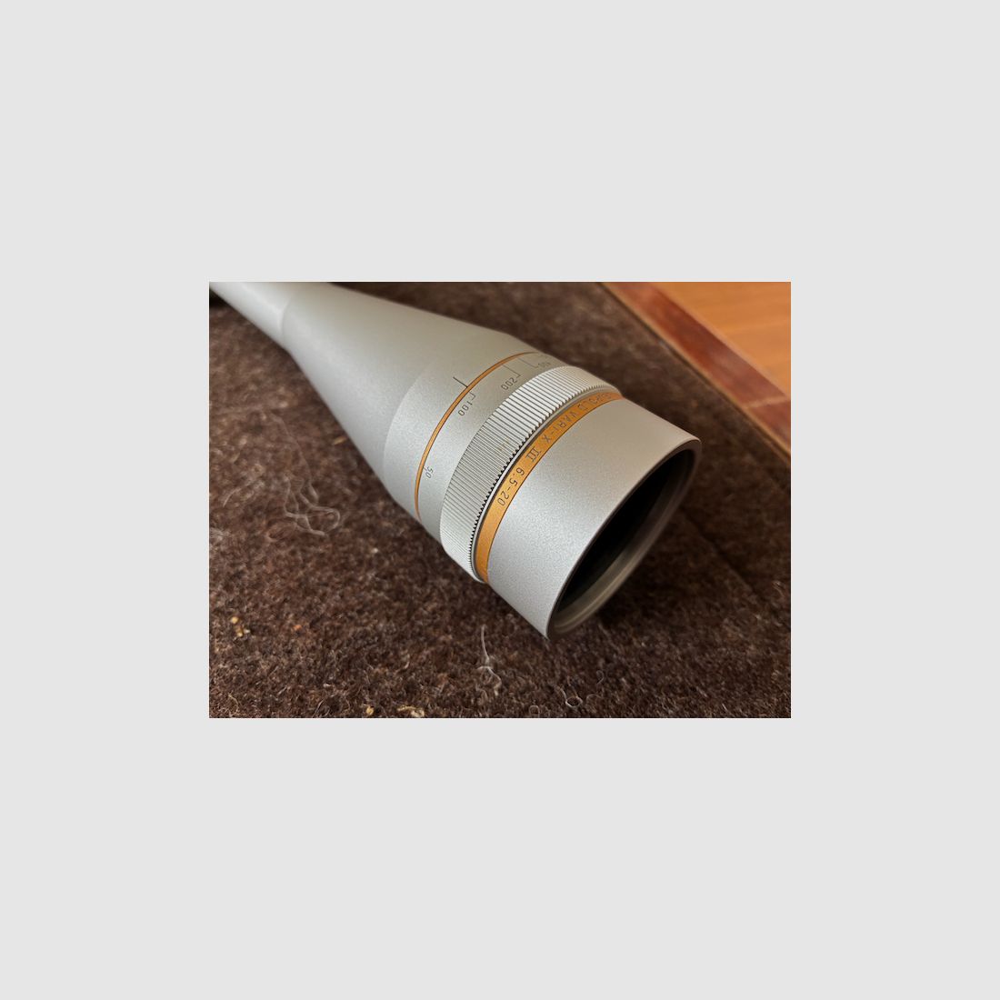 Zielfernrohr Leupold Vari-X III 6.5–20x40 Silber mit Fine-Duplex-Absehen in Bestzustand