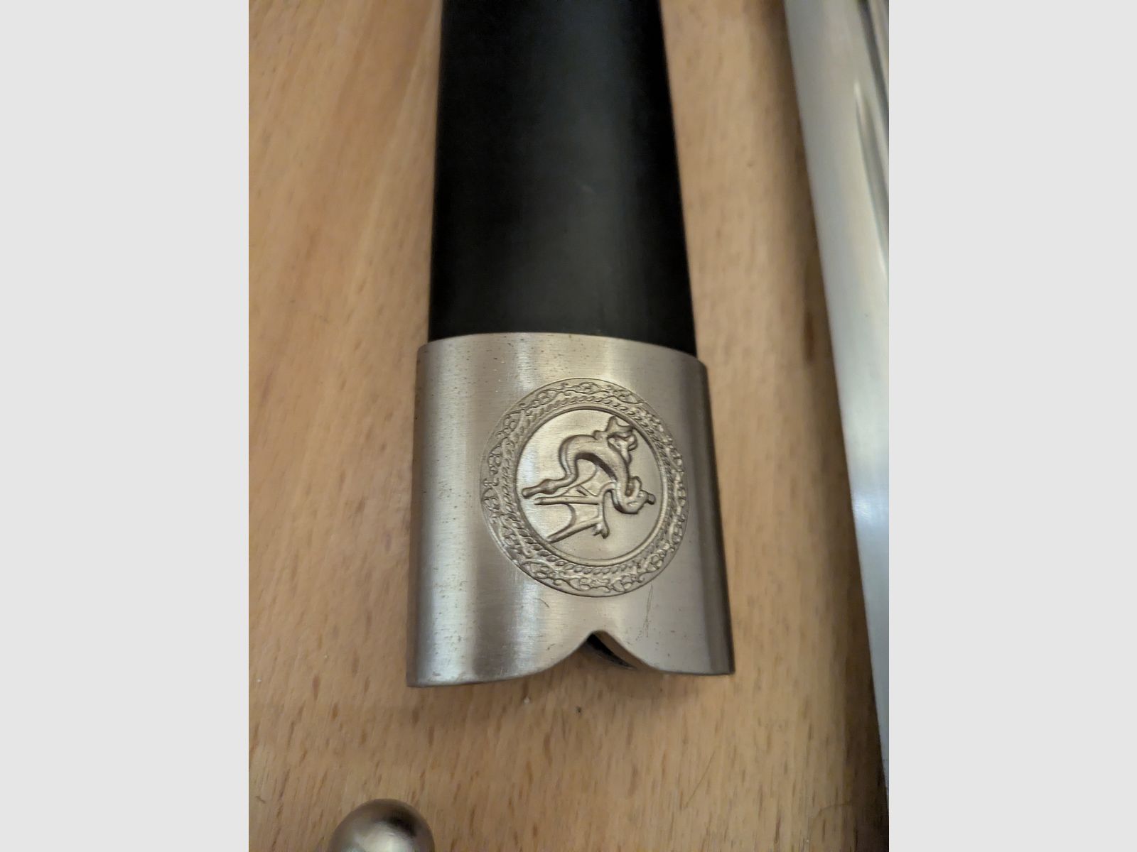 Medieval sword with sheath - approx. 80 cm blade - silver