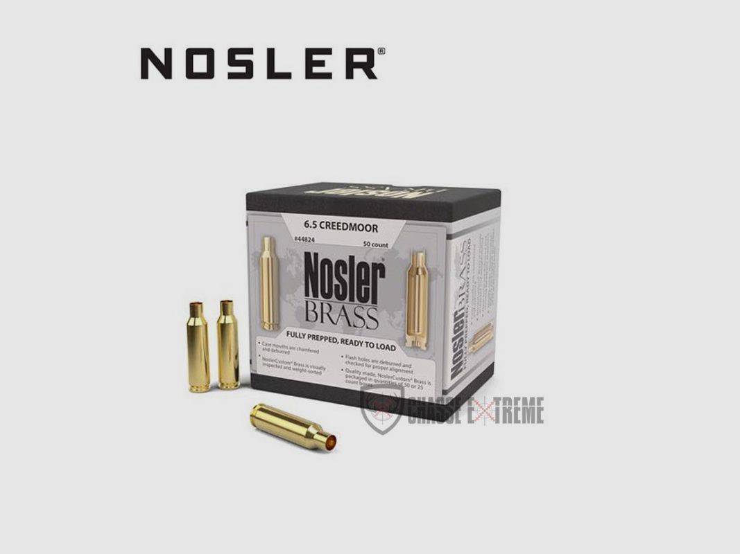 50 Douilles NOSLER Cal 6.5mm Creedmoor, image 3 sur 4