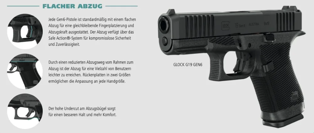 GLOCK 19 Gen6 OR / 9mm, Bild 3 von 6