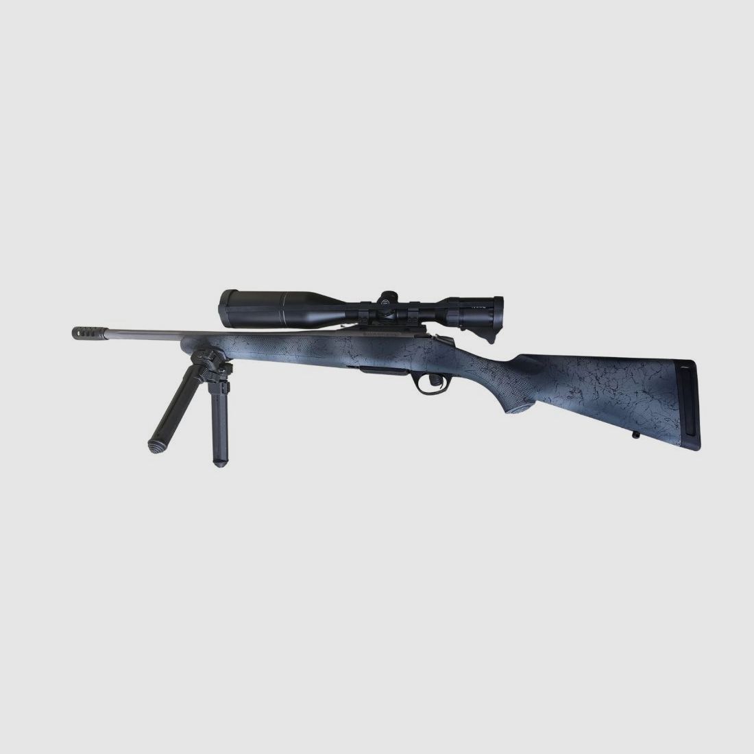 gebr. BERGARA B14 Extreme Hunter mit Fixmontage montieres HAWKE Endurance 3-12x56L Abs. LR-Dot, mit BGW Mündungsbremse und Magpul Zweibein, Zustand: Neuwertig, - NPR: € 2.337,00, Bild 6 von 6