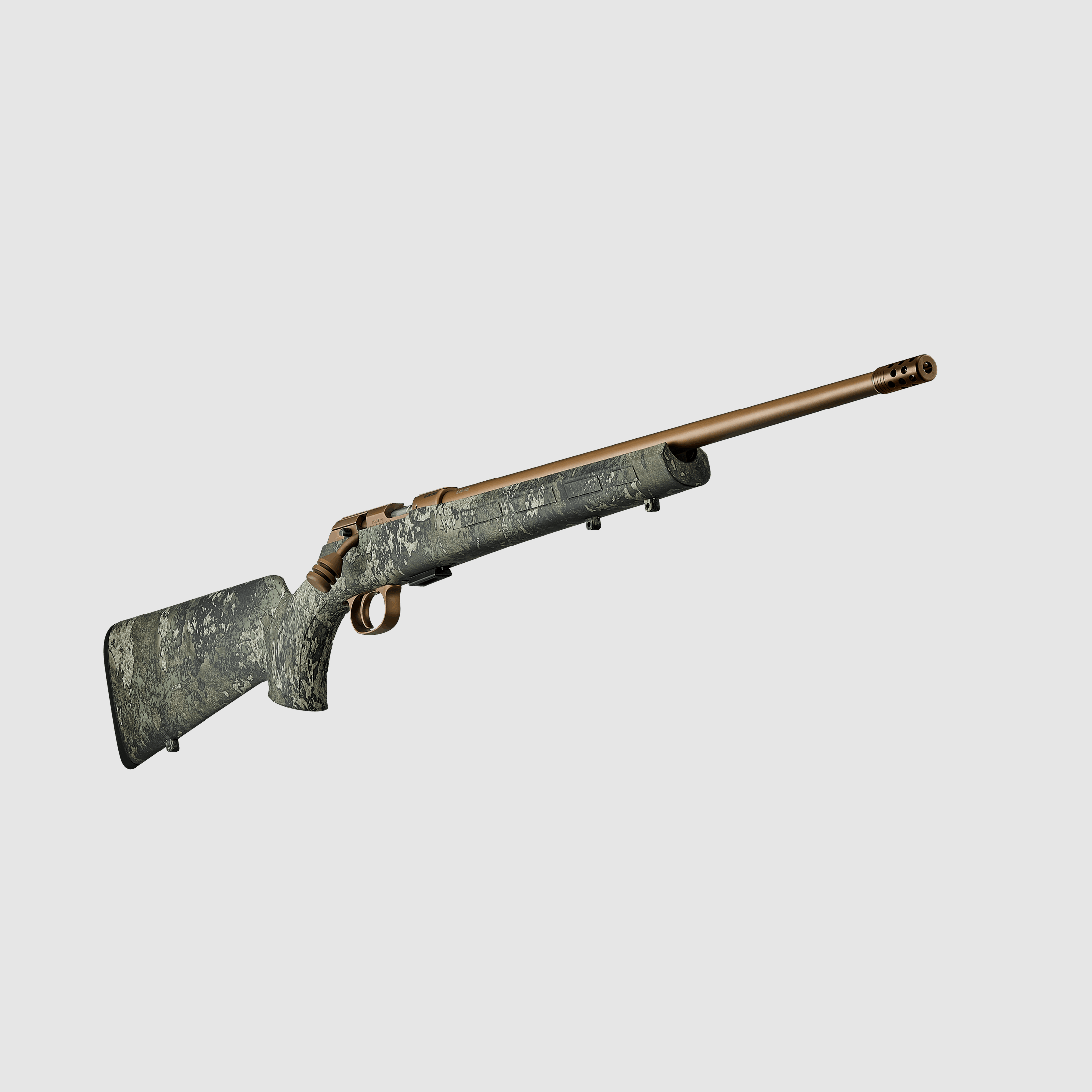 Carabina a otturatore girevole-scorrevole CZ 457 HUNTER STRATA cal. .22 LR, immagine 4 di 6