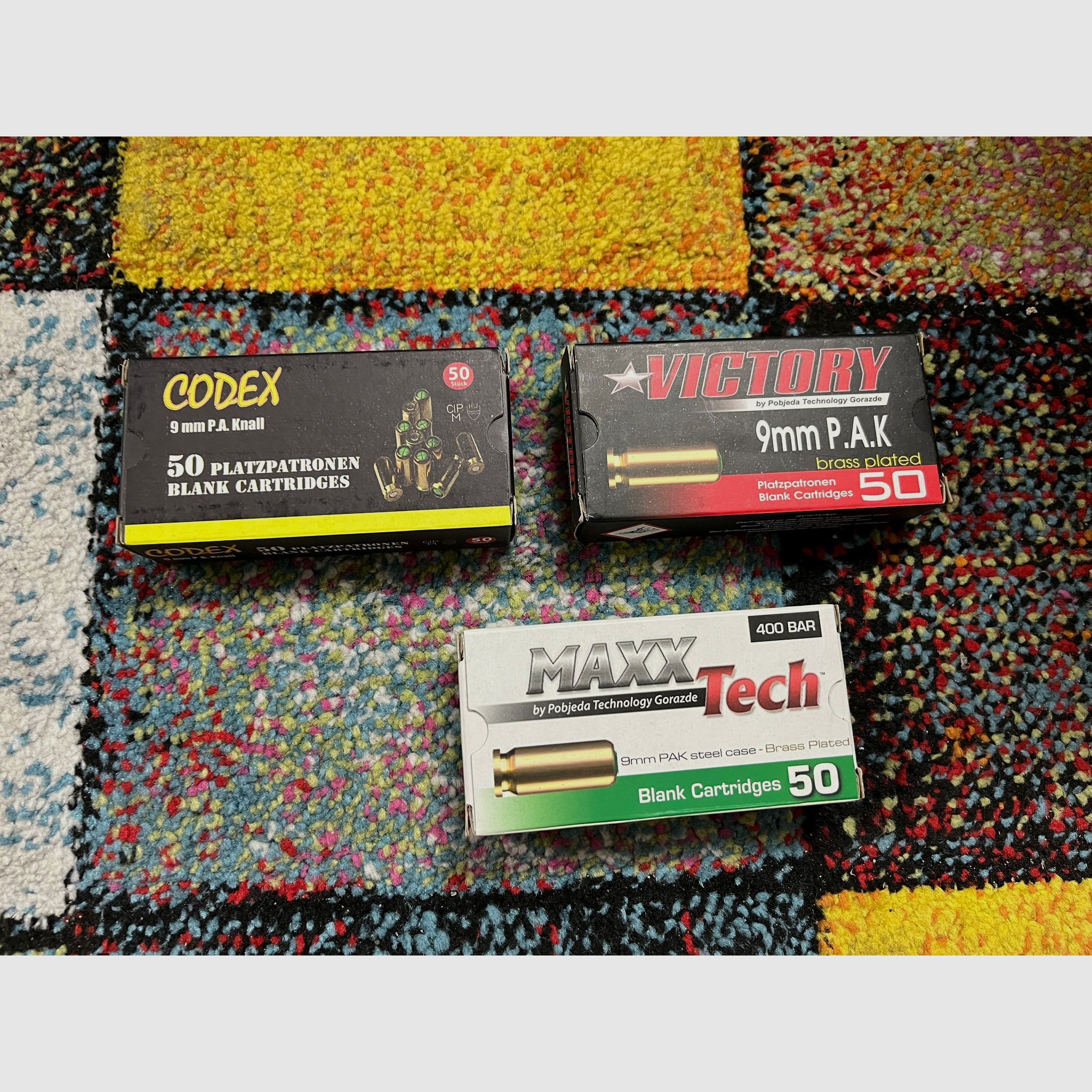 9mm Pak plaatspatronen verzameling 2