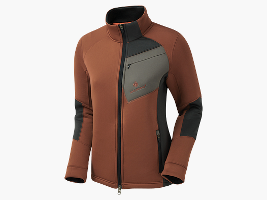 Warm Softshell Vest Rood DAMES / Thermic Jacket Brick - SHOOTERKING