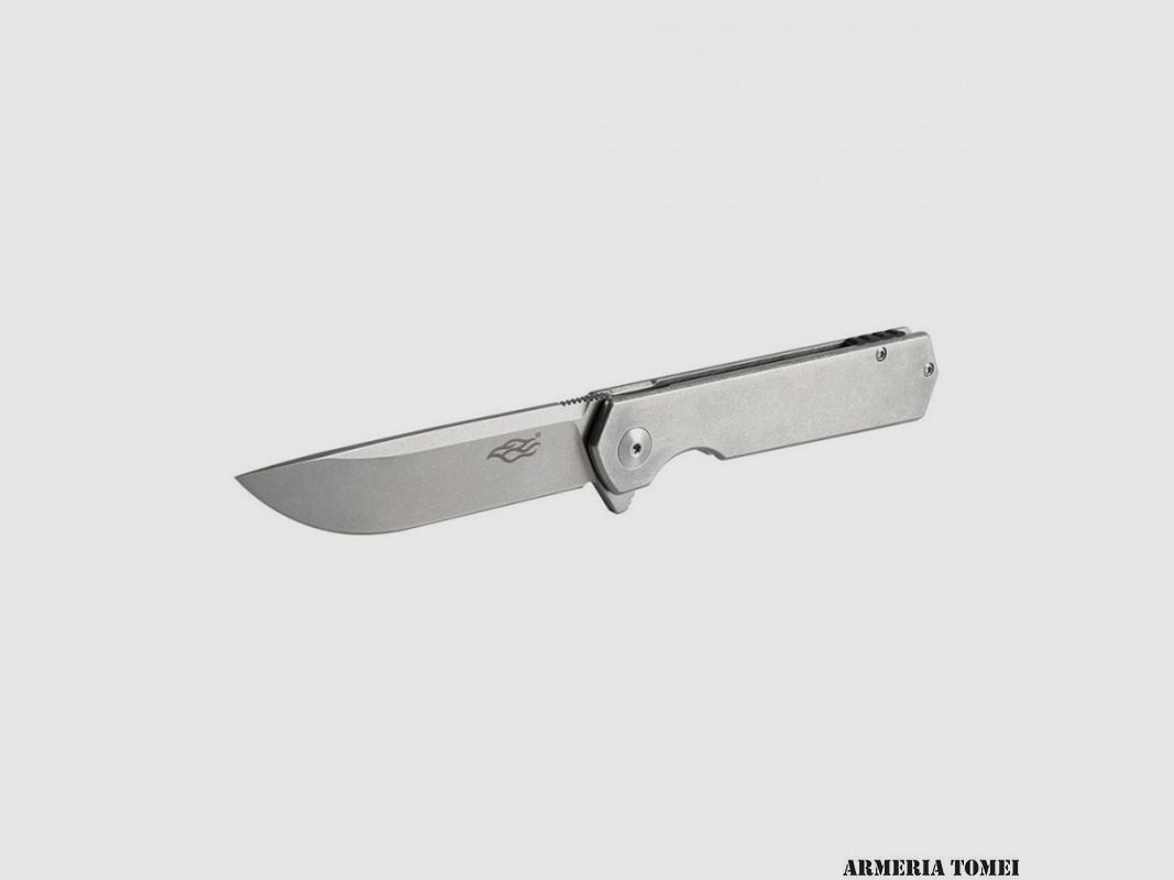 GANZO – FOLDING KNIFE STEEL HANDLE STONE WASHED BLADE, image 2 of 4
