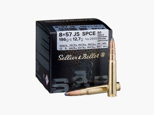 Sellier & Bellot 8X57JS 196gr SPCE per 50 stuks