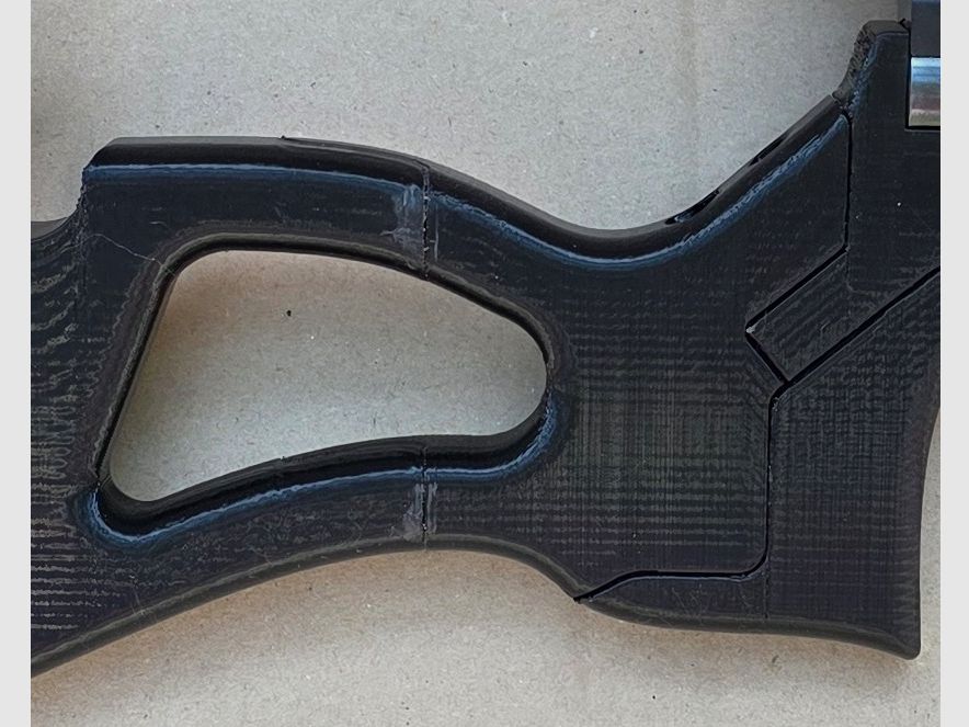 Poignée / crosse pour Diana Chaser Bandit Airbug PETG noir V2