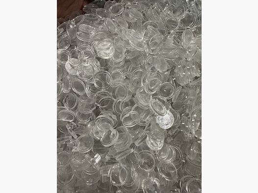 Stock transparent discs .36 1000 pieces