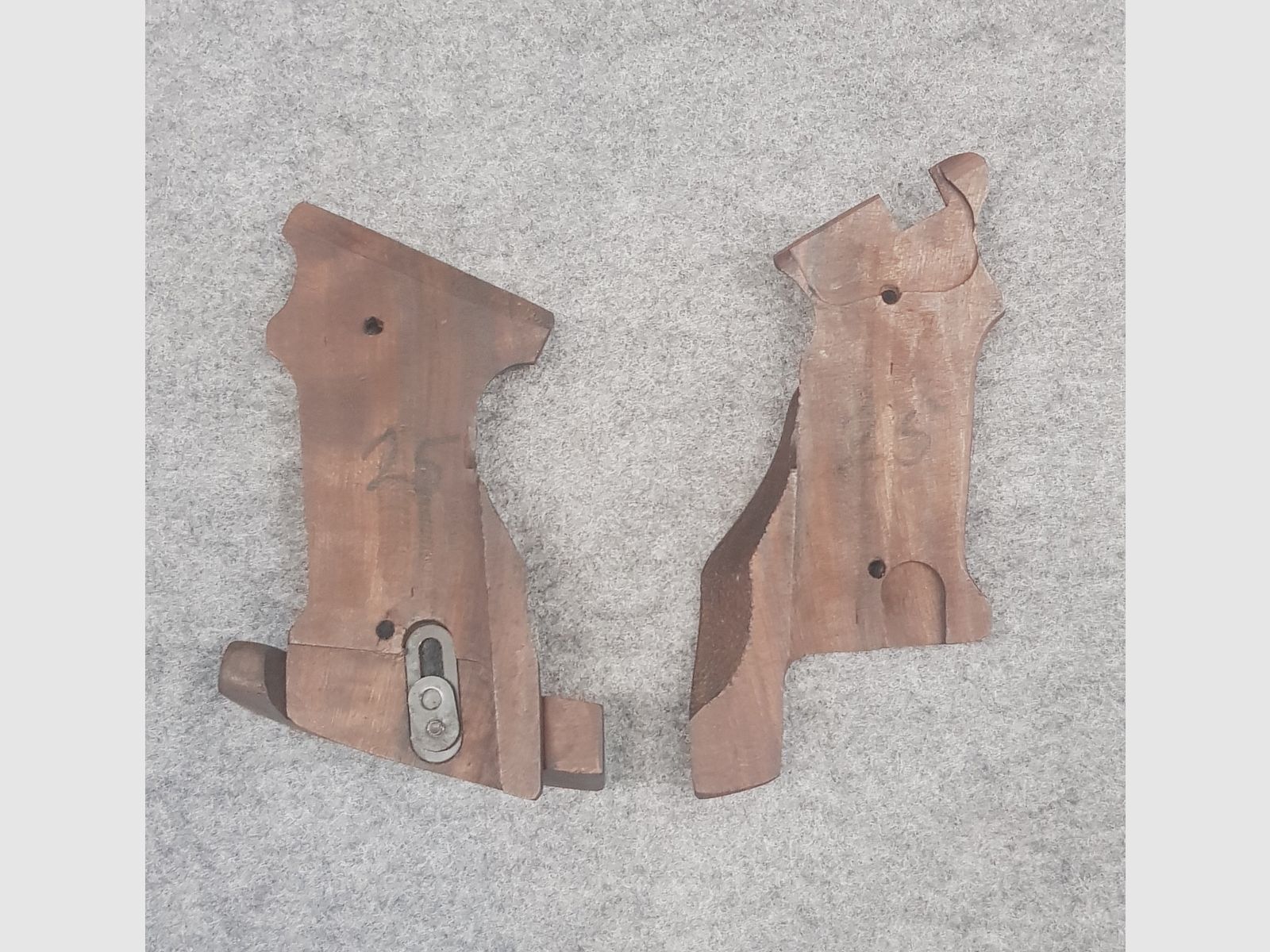 Holzgriffe Ruger Mark  II MK2 MK1 MK4 MK6 usw. für Rechtshänder, verstellbar Griffstück Holzgriff