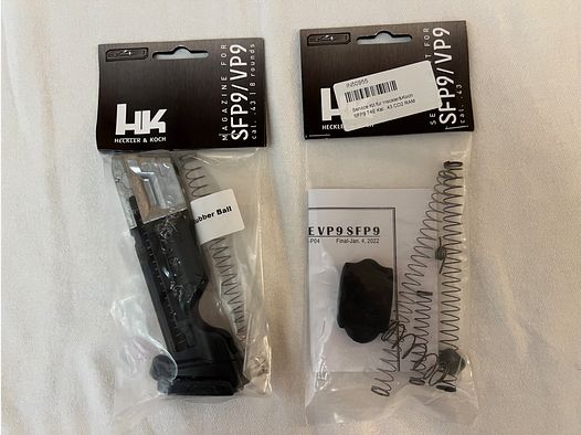 Umarex Heckler und Koch SFP9 T4E RAM revista de repuesto y kit de servicio NP 80€