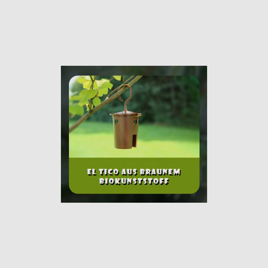 El Tico Bio Verdunster bruin - Marter, Mol, Schalenwild, Wildzwijn, Wasbeer, Wespen, ...