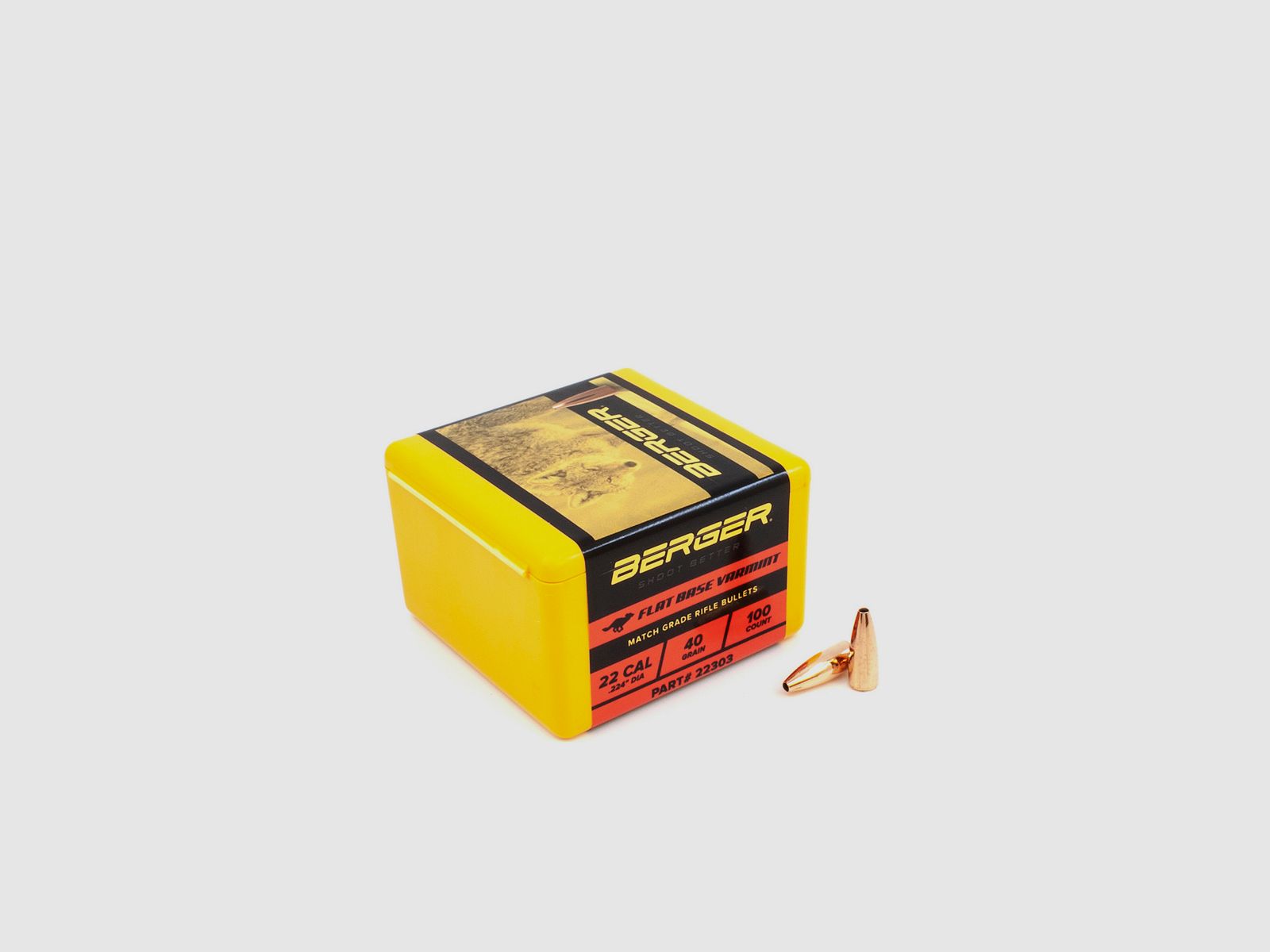 Berger Bullet .22 FB Varmint 40GR 100 pieces