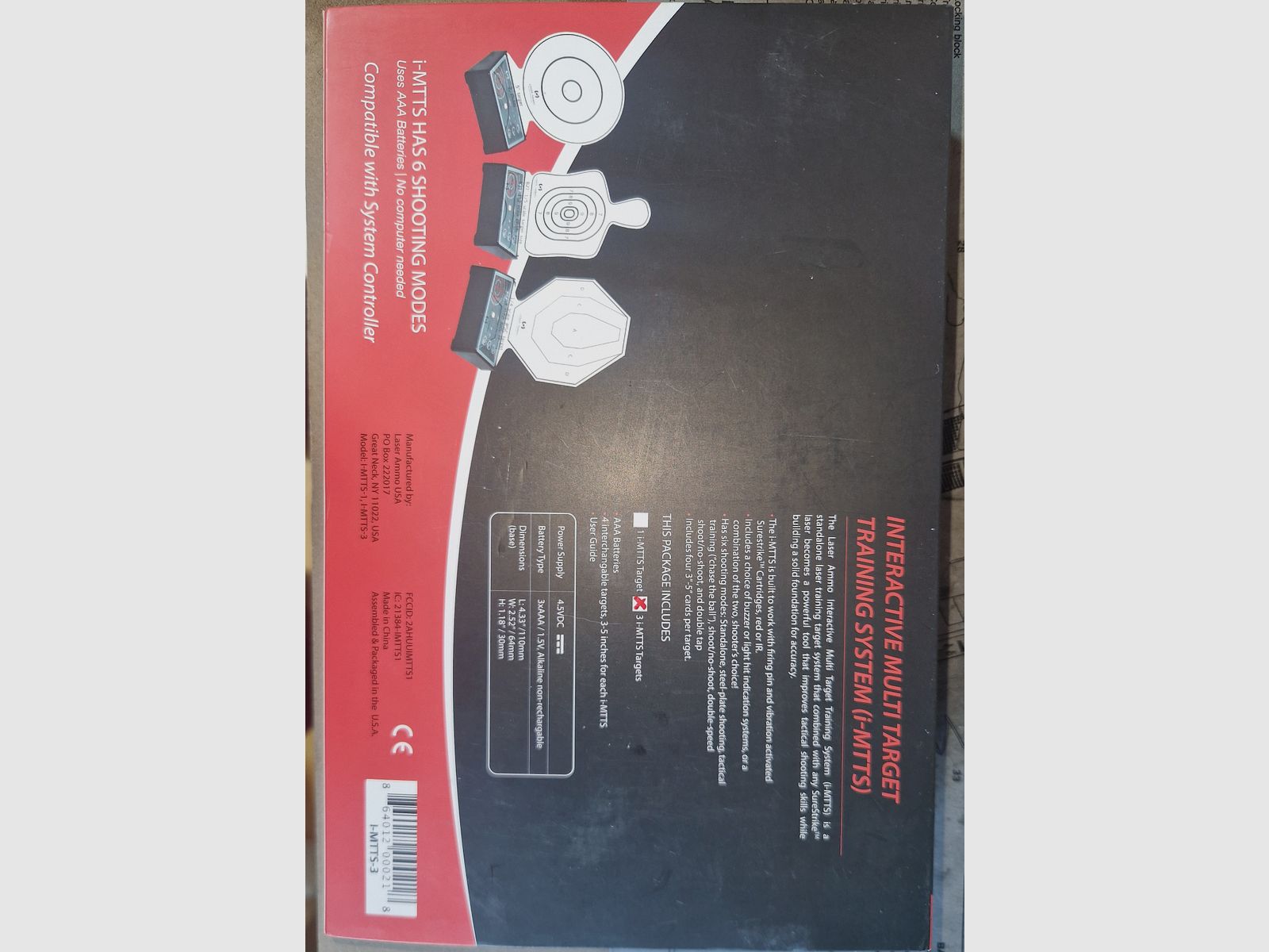 Zestaw treningowy Laser Ammo AR15 (WLB15-Wespe+ 3x cele i-MTTS)