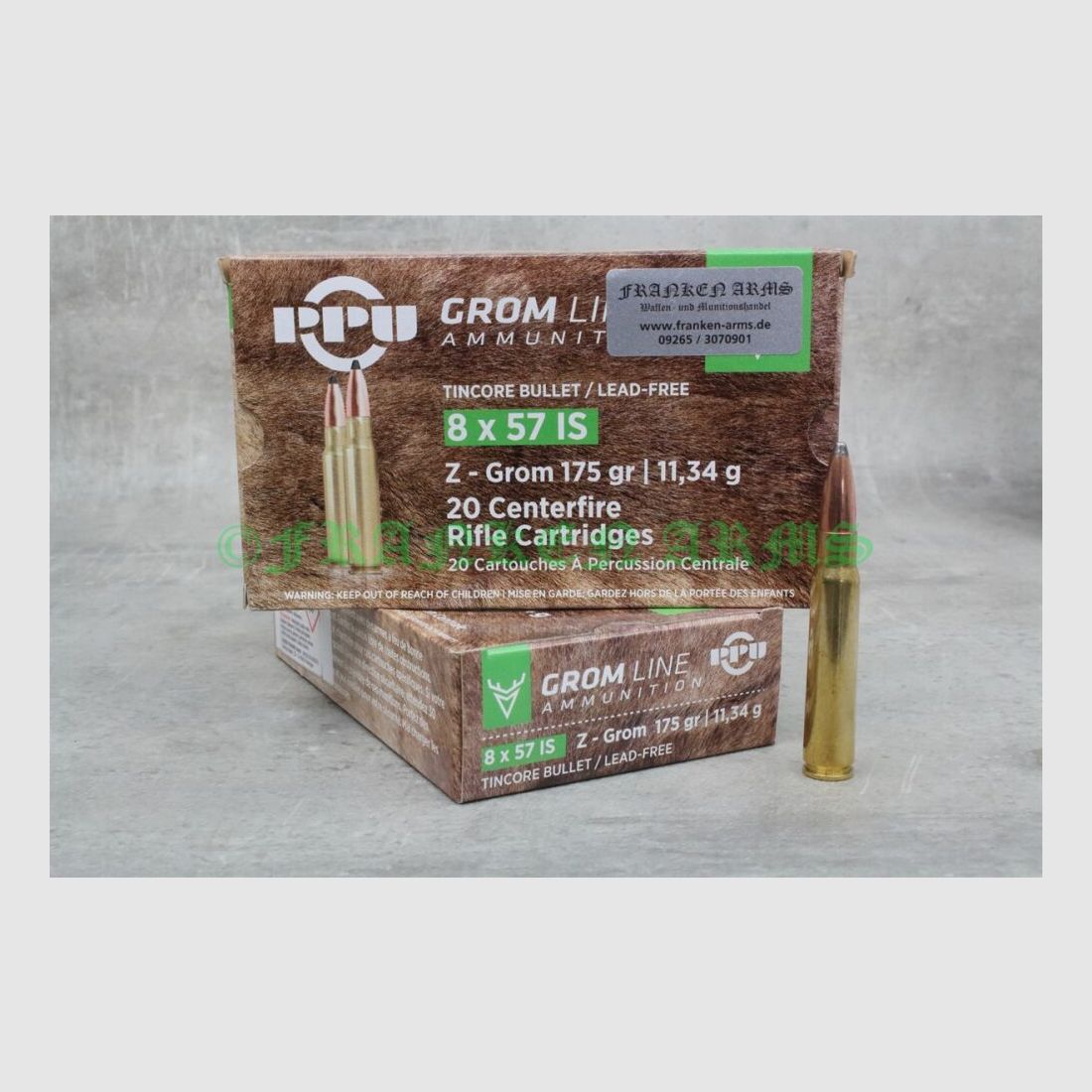 PPU Z-GROM 8x57IS 175gr. 11,34g 20 Stück Staffelpreise