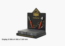 Thekendisplay / Aufsteller PUMA TEC camping tool + 16 Tools
