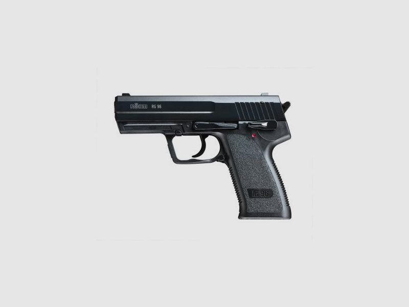RÖHM gas pistol (SRS) RG96 black cal. 9mm P.A. (USP replica)