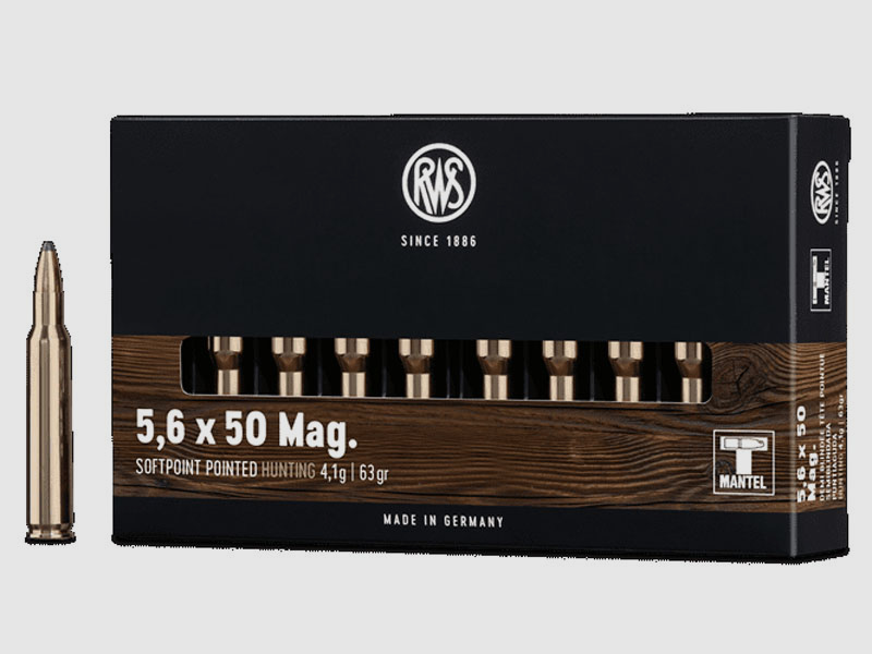 RWS 5,6x50Mag TMS 4,1g - 63gr