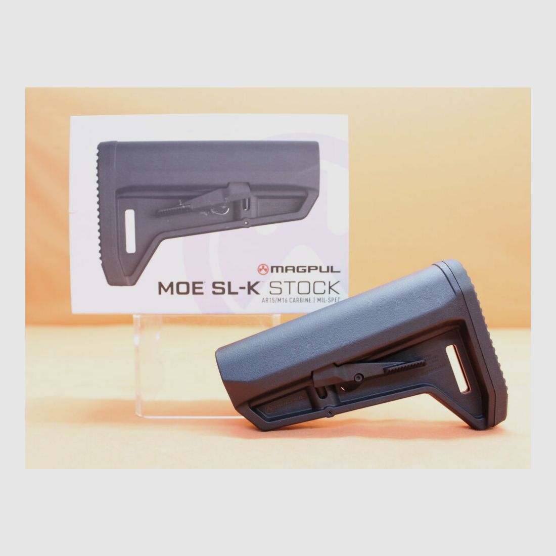Magpul AR-15: Buttstock Magpul MOE SL-K (MAG626-BLK) MILSPEC Carbine Stock Polymer Black/ Sliding Stock