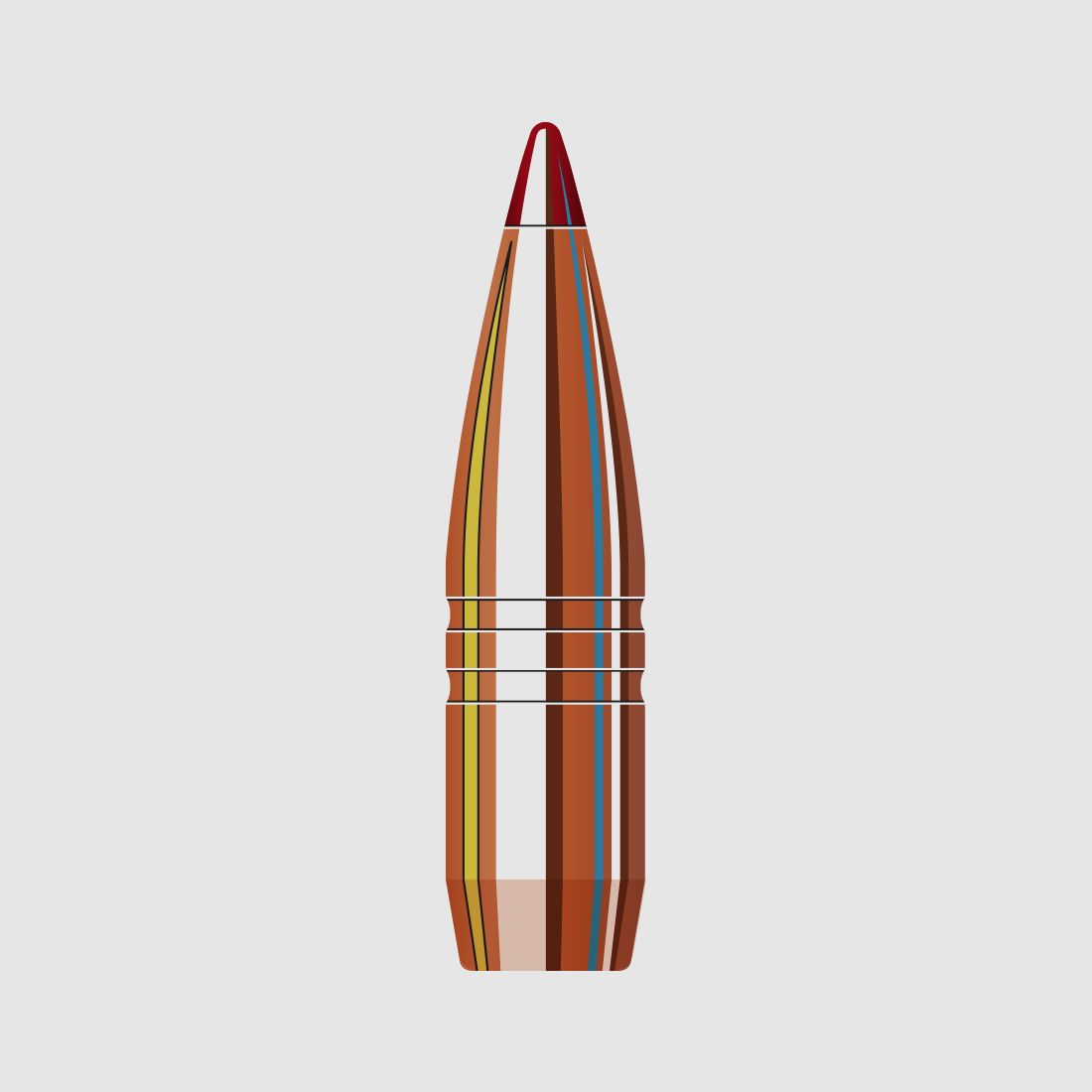 Hornady Geschoss .338/.338 CX 185GR bleifrei 50 Stück