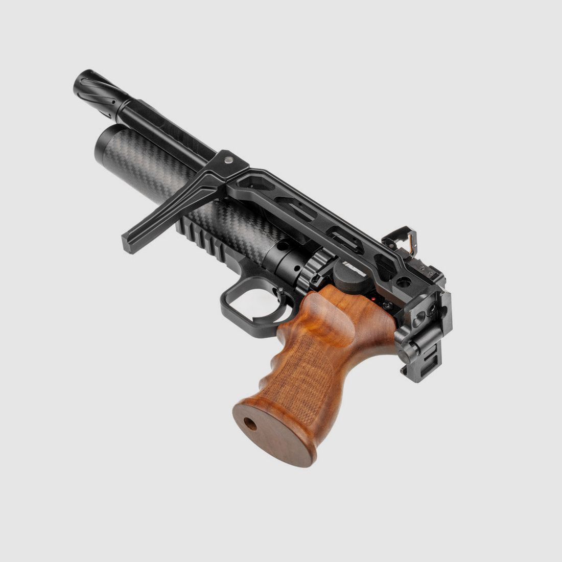 Schulterstütze Huben GK1 | ALU schwarz eloxiert | klappbar | für weitere Picatinnys