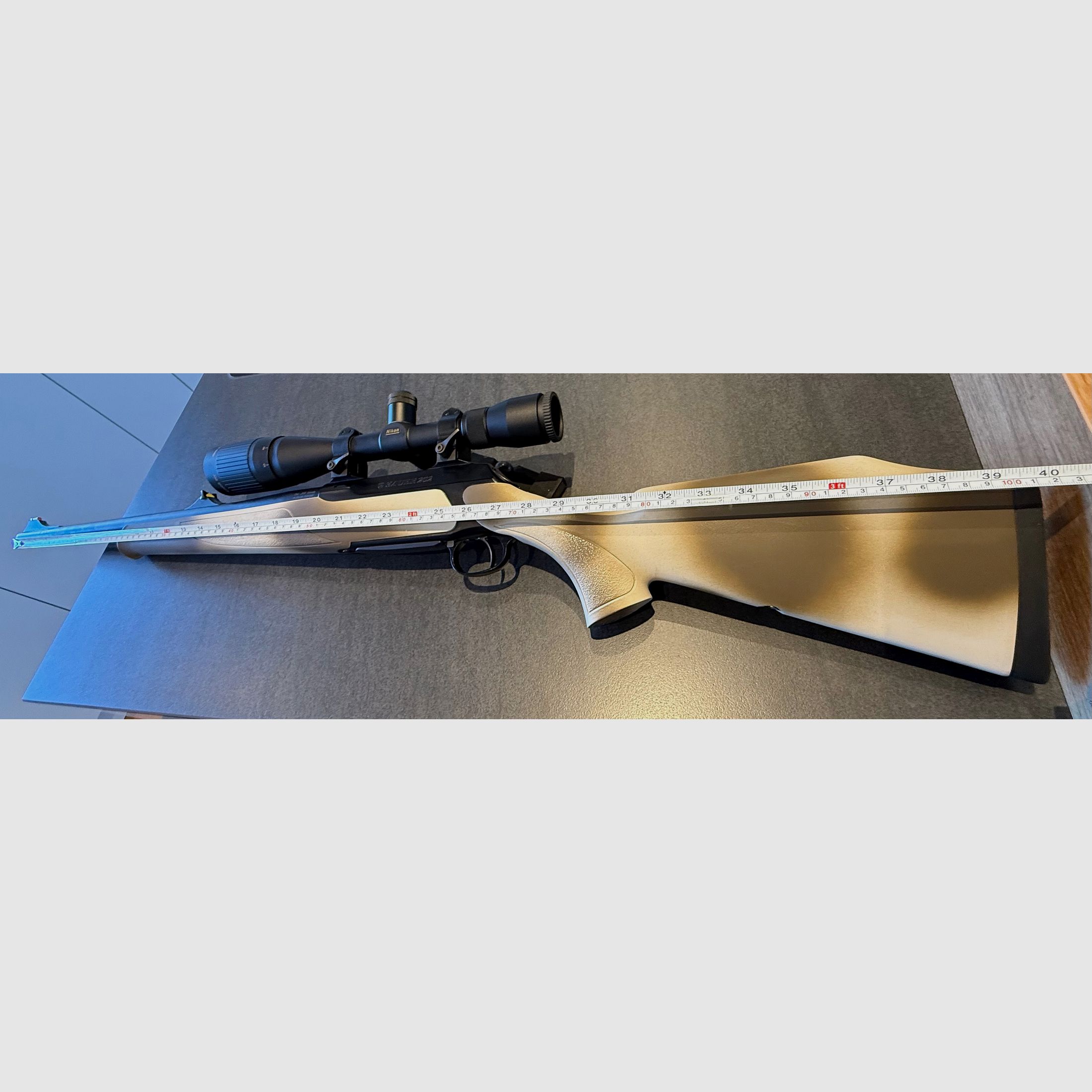 Sauer 202 rifle de repetición en calibre .308 Winchester con Nikon Monarch UCC 6,5–20× mira