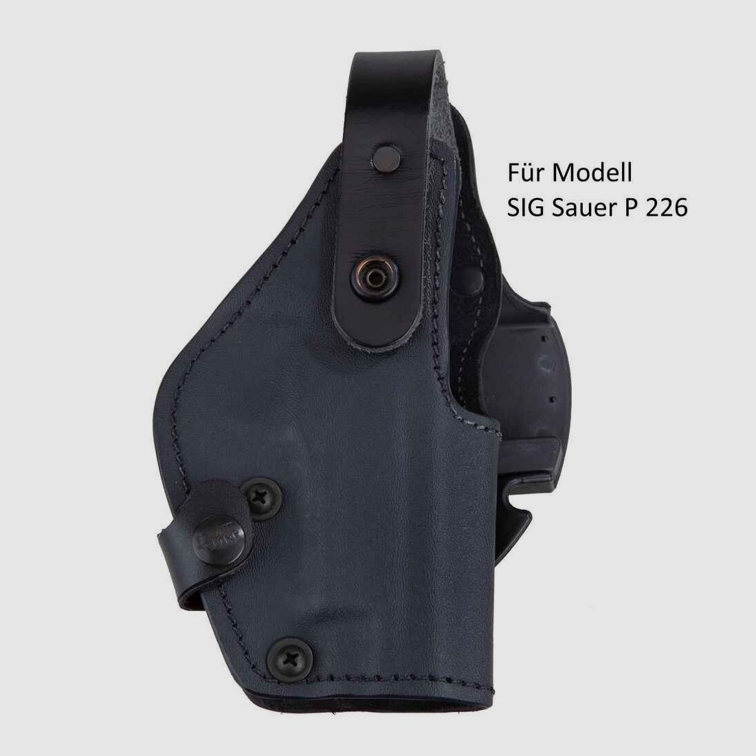 Front Line Gürtelholster Thumb-Break Kydex BFL Lederfütterung