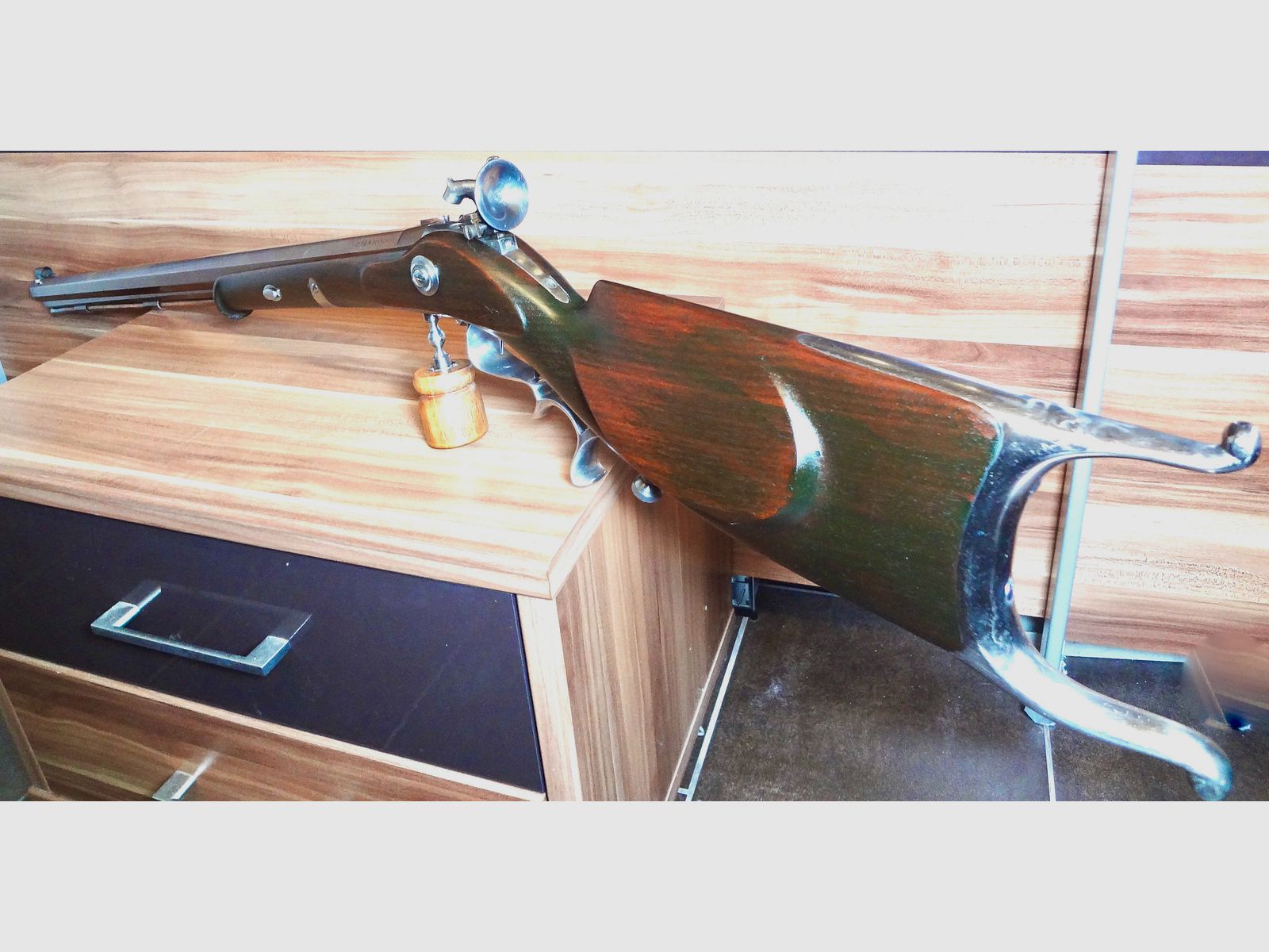 Match muzzle-loading rifle Palmetto Waadländer in caliber .45.