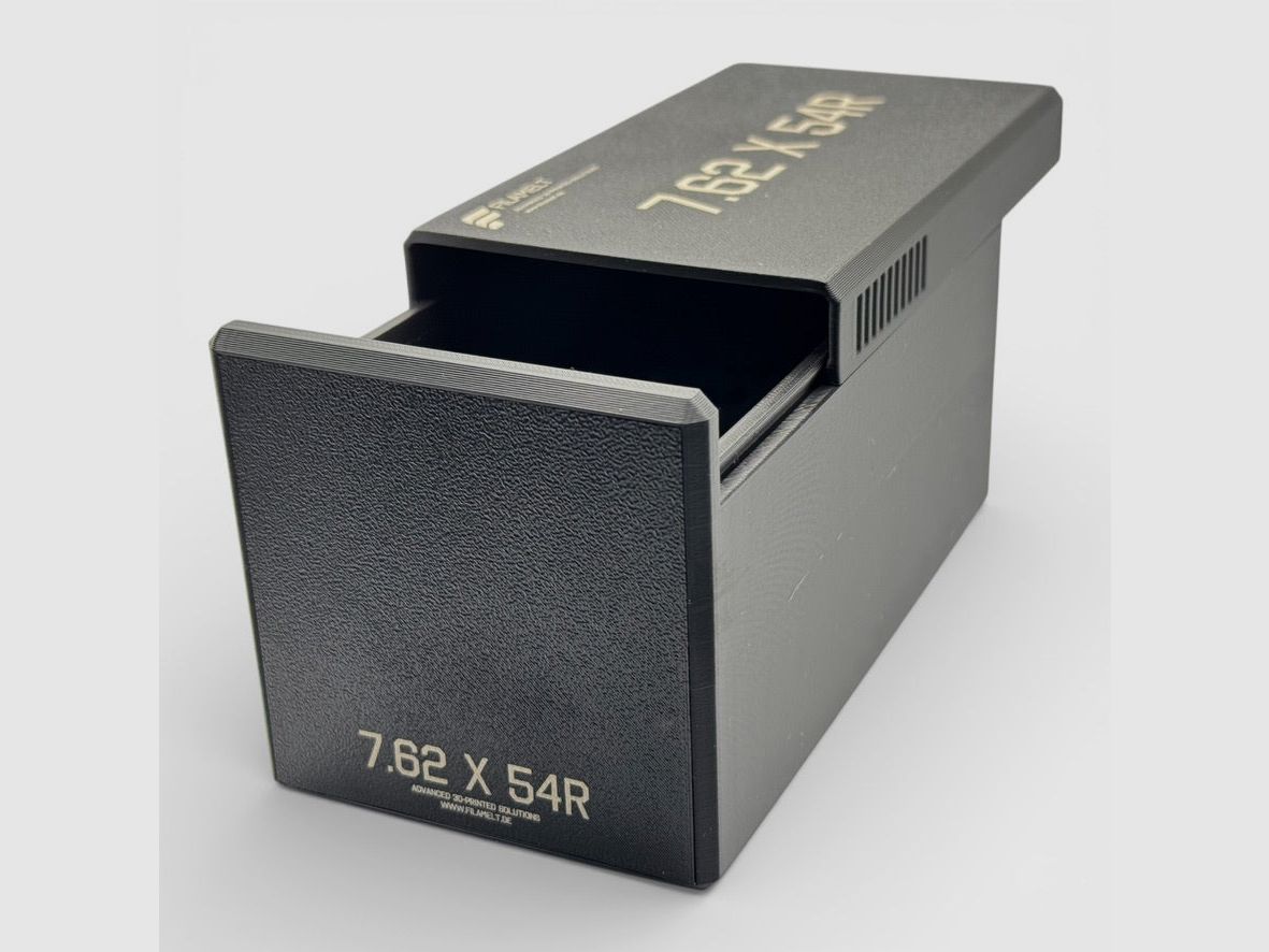 Filamelt Munitionsbox / 7.62x54R / ‘Schiebedeckel’ / Patronenbox, Ammo Box
