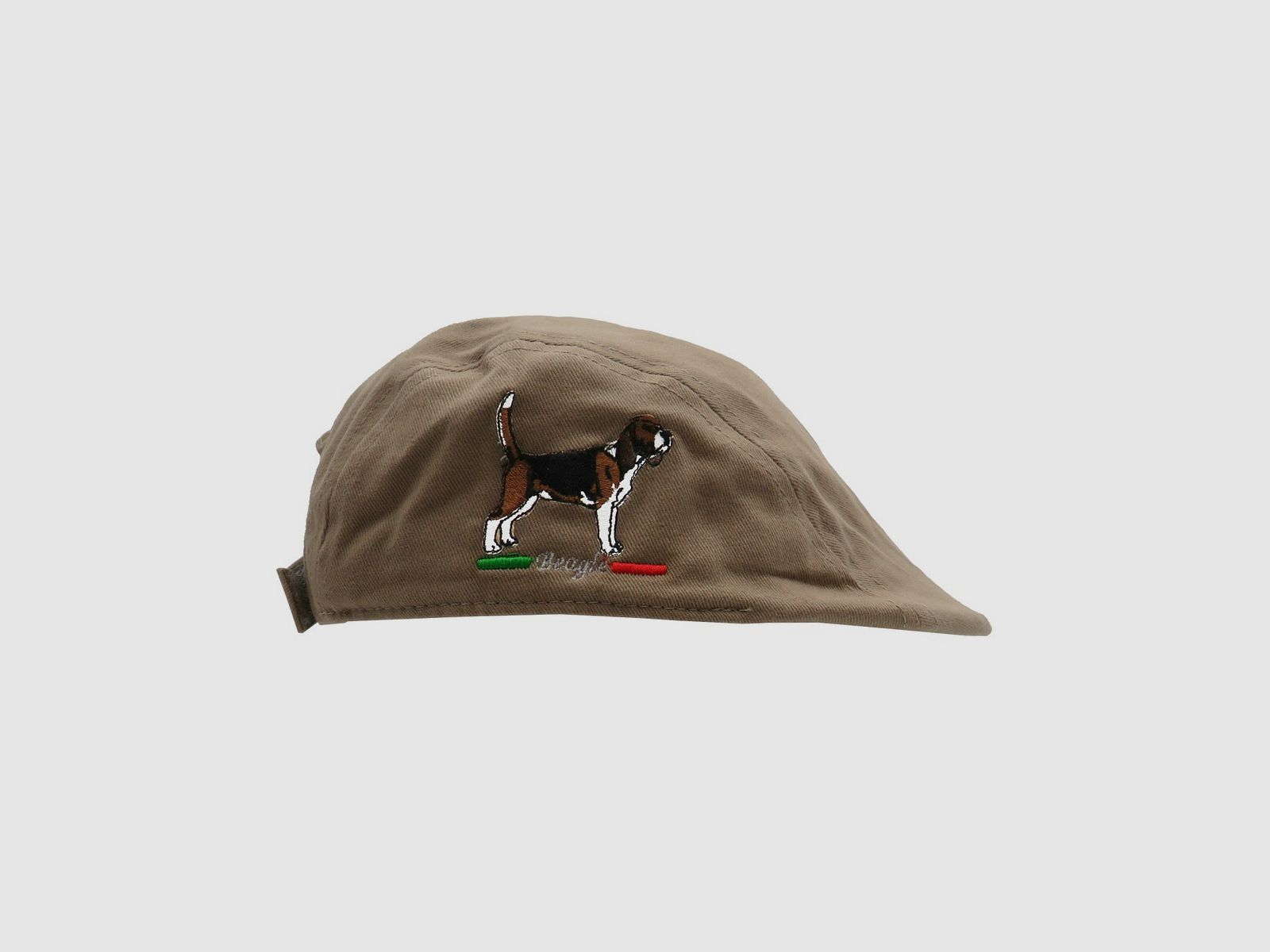 Beige pet met Beagle-borduursel, afbeelding 1 van 3