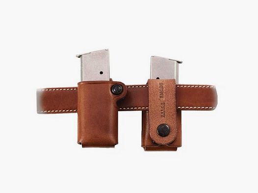 GALCO INTERNATIONAL SINGLE MAG CARRIER .45 STAGGERED METAL MAG-TAN