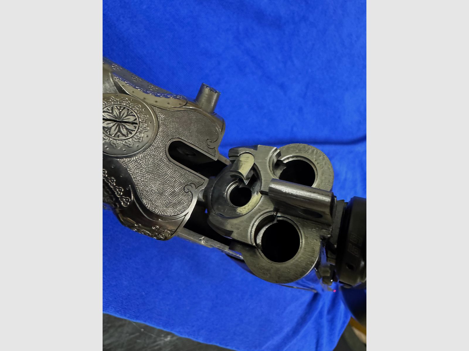 Merkel Doppelbüchsdrilling DR 961L con visor ZEISS Victory HT 3-12x56