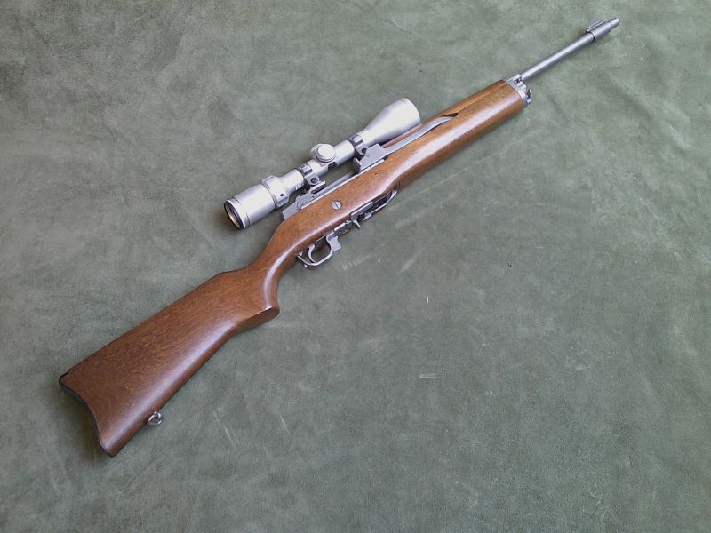 Selbstladebüchse Ruger Mini 14 Ranch Rifle, Kal. .223 Rem., stainless, ZFR Bushnell 3-9x40