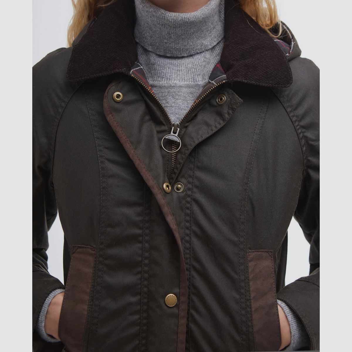 BARBOUR Wachsjacke Bower Oliv
