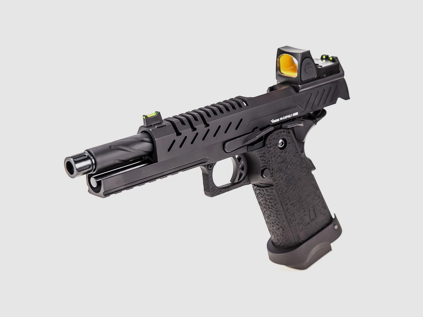 REPLIK GBB GAS HI-CAPA 5.1 SCHWARZ / SCHWARZ 1,0J + ROTPUNKTVISIER BDS, Bild 3 von 6