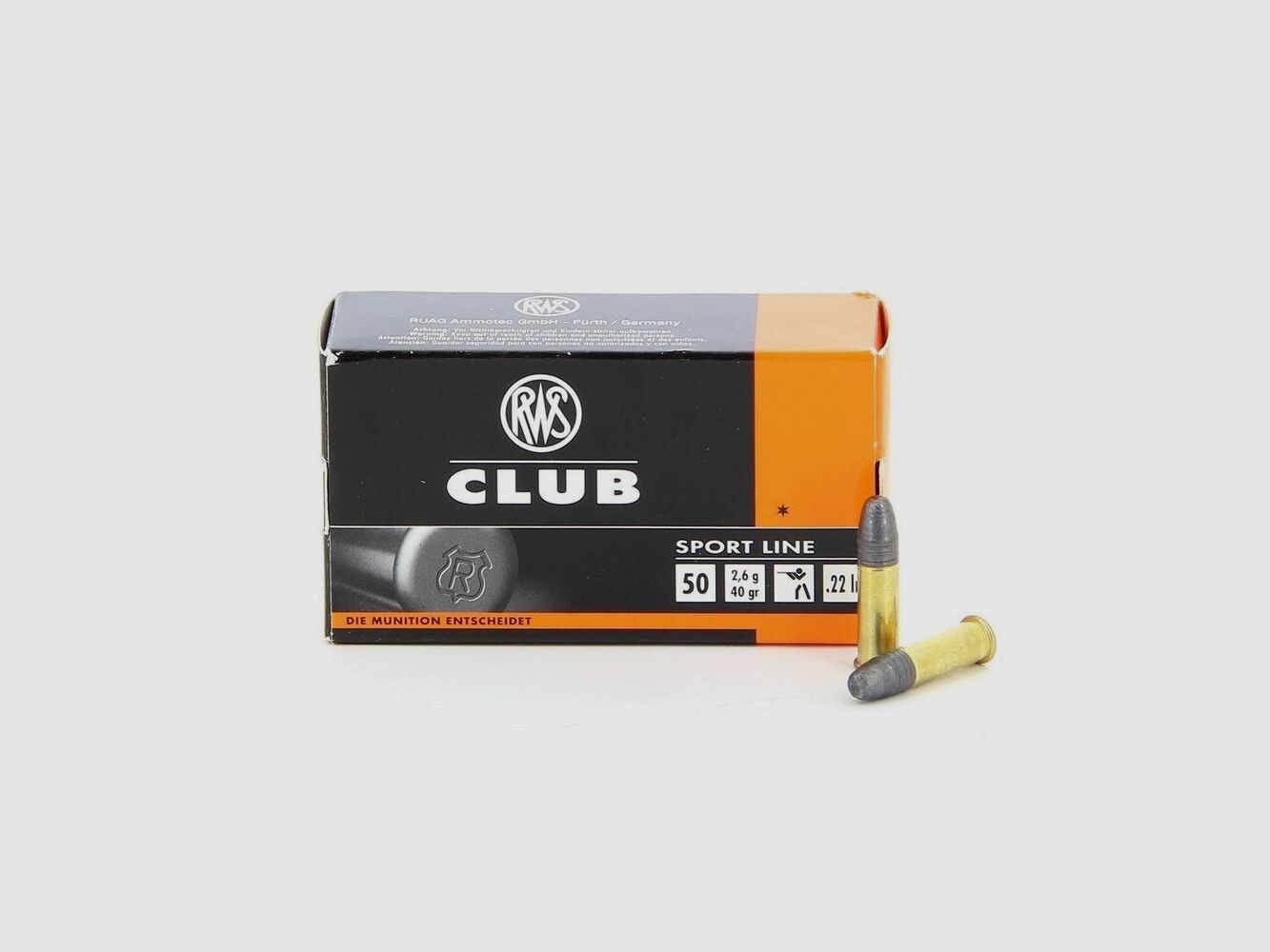 MUNITION RWS CLUB KAL. .22LR X50