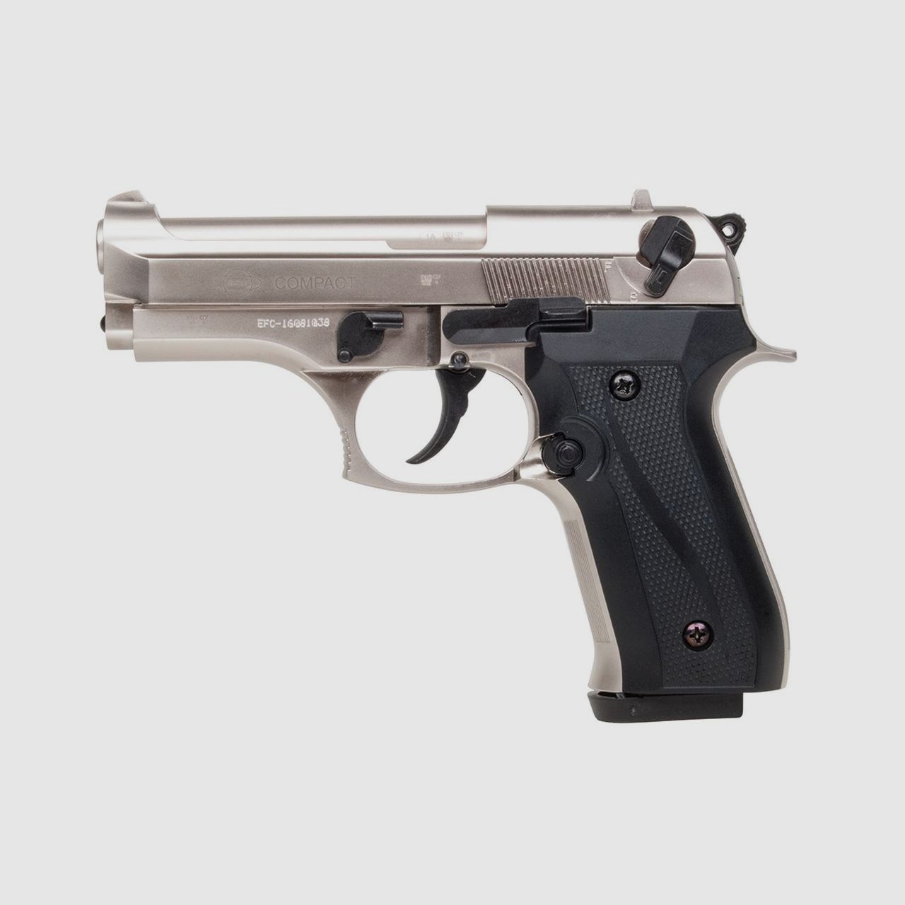 Ekol Compact Nickel 9mm PAK 15 shots