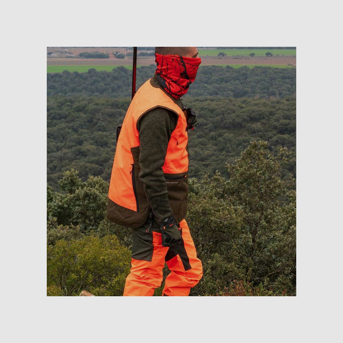 Gilet de Chasse Onuris Orange/Vert - EPI, image 6 sur 7