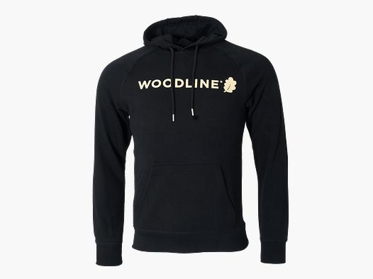 Woodline Hoodie Nero Uomo 3XL