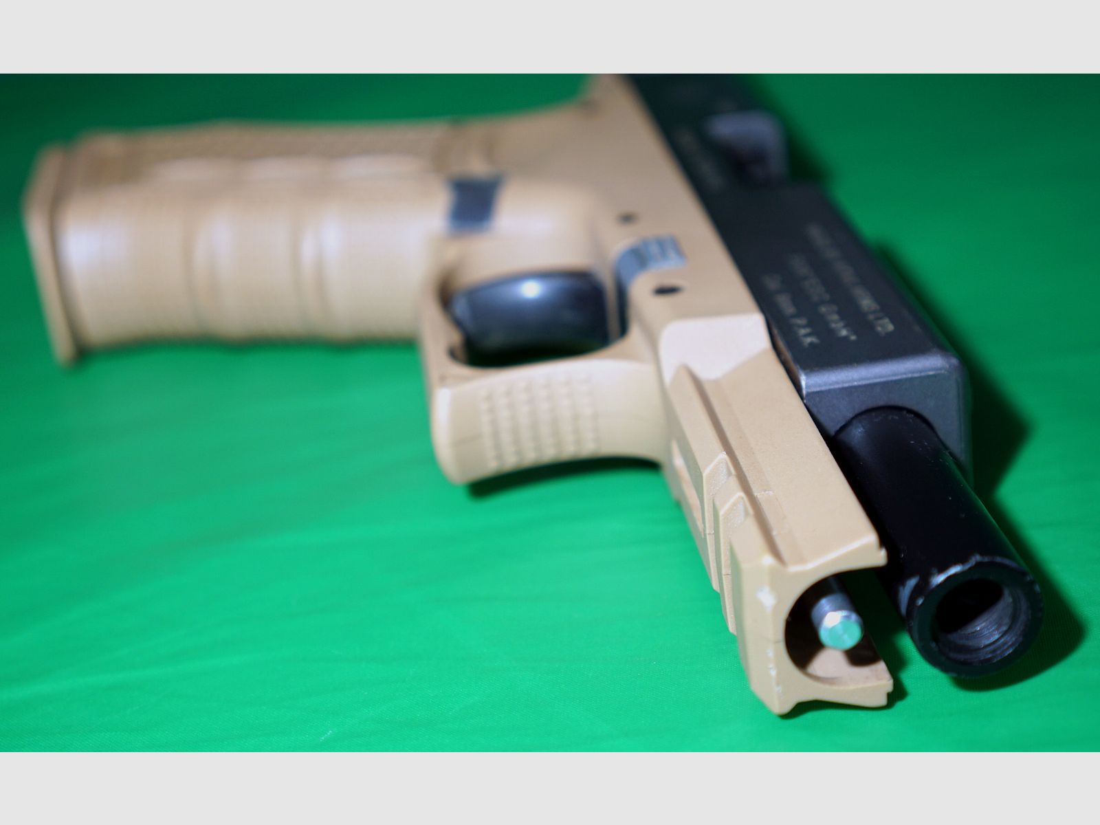 Zoraki 917 Schreckschusspistole 9mm P.A.K. desert TAN  TITANSCHLITTEN (PTB 1023) 