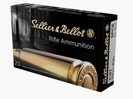 Sellier & Bellot 60154 7x57 partial jacket SPCE 11.2g 173grs. Long gun ammunition