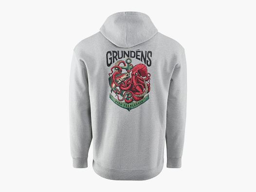 Grundens Displacement DWR Hoodie Octo-Trout Athletic Heather L